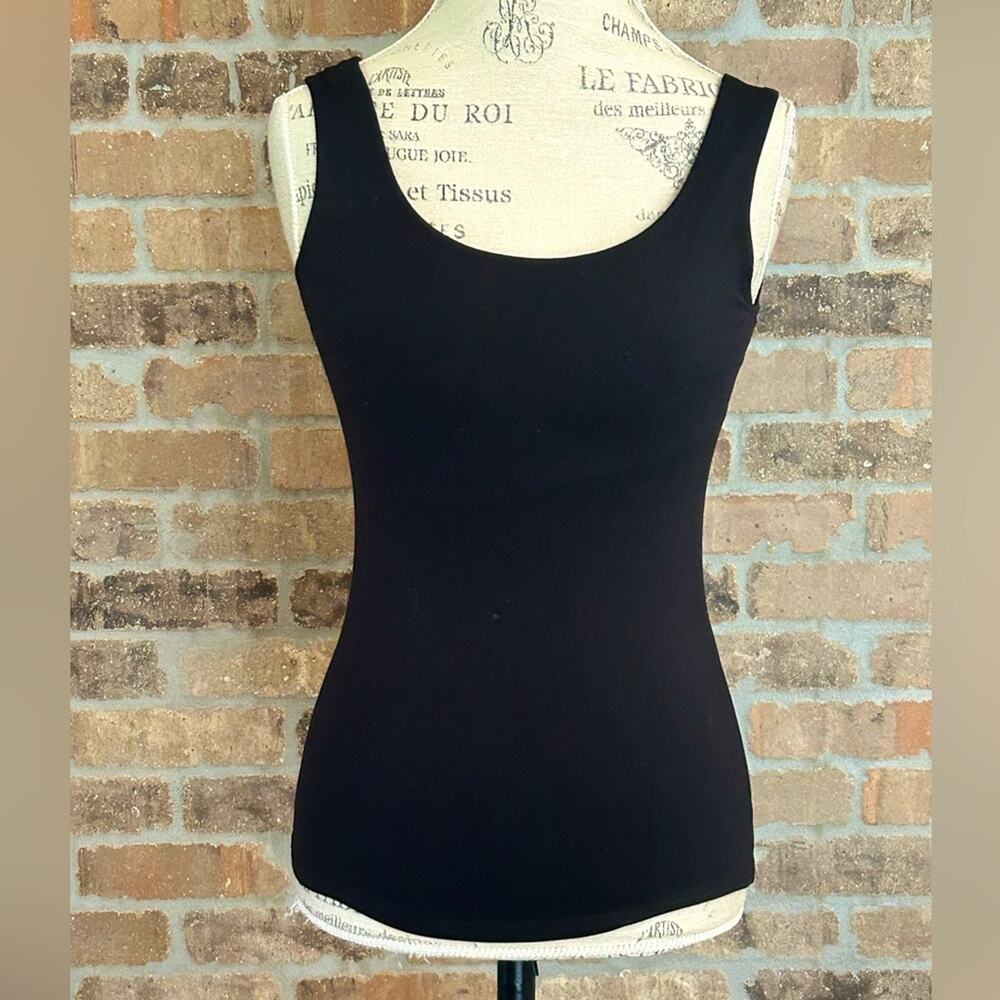 White House black market black bra tank top sz XS